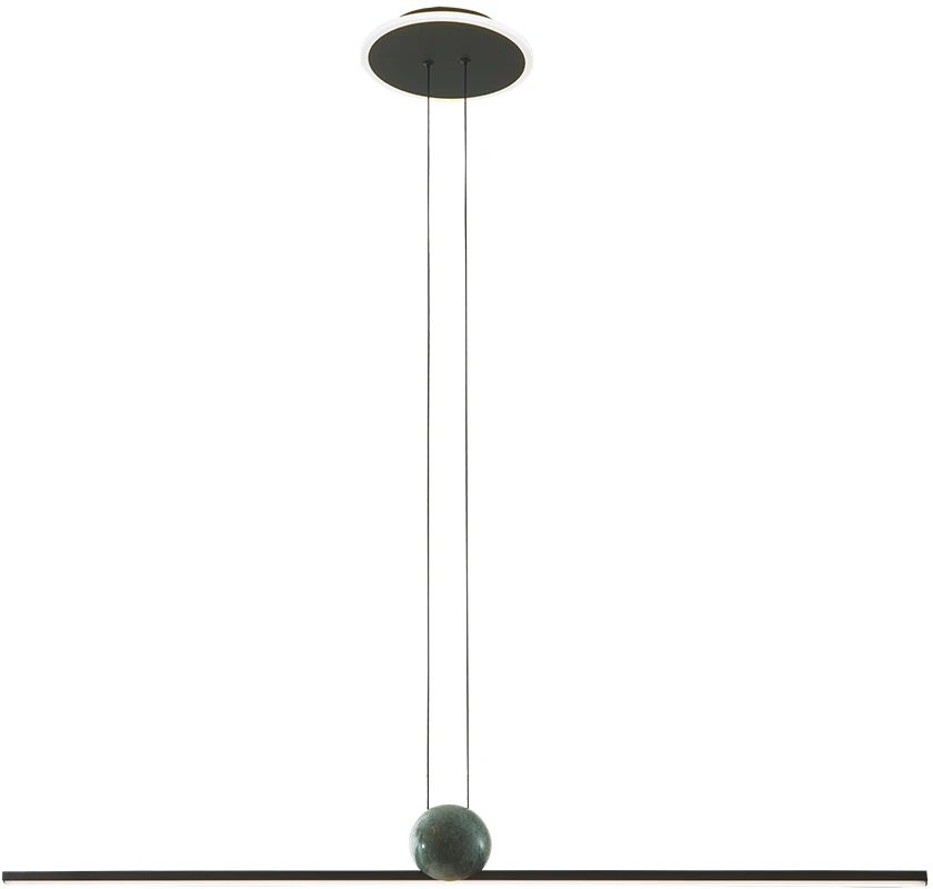 30W LED pakabinamas šviestuvas ELLARIA, juodos/žalios sp., 3000K, 4348600