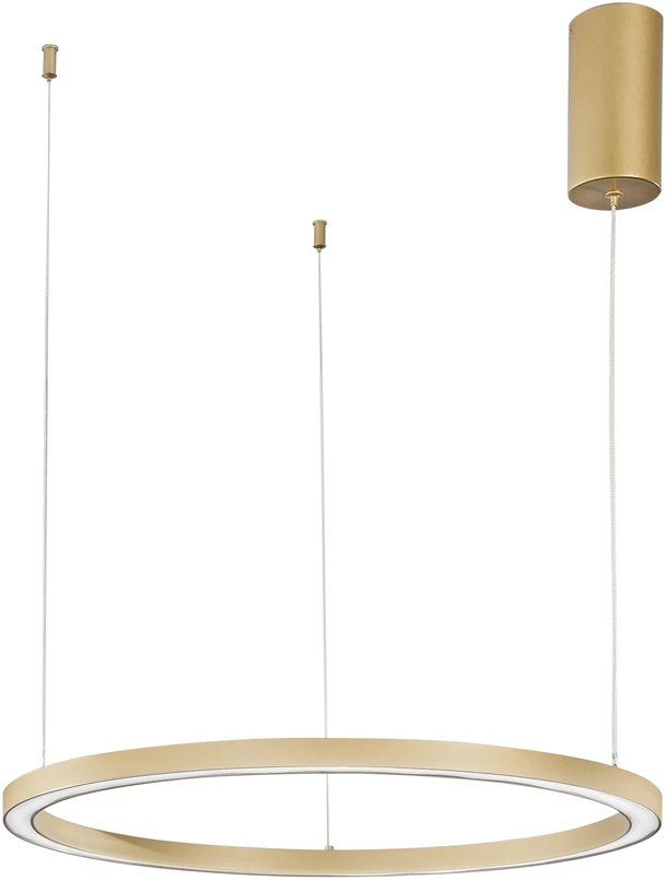 30W LED pakabinamas šviestuvas HOOP, aukso sp., CCT