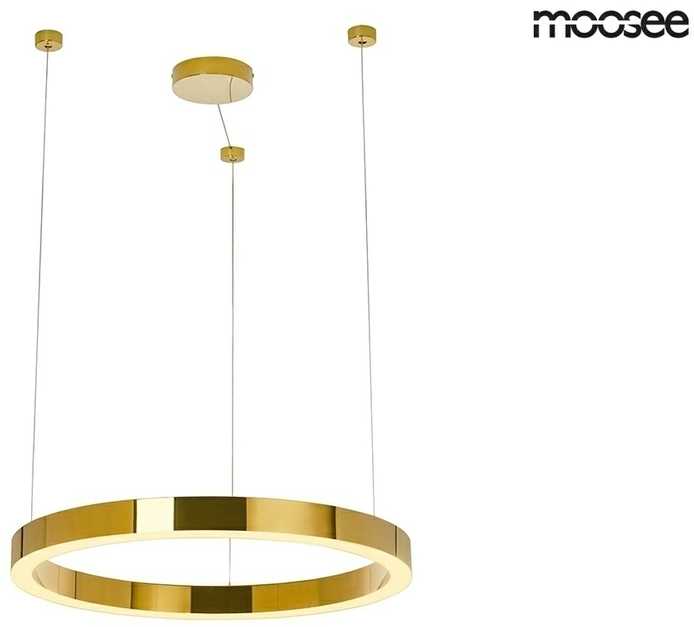 30W LED pakabinamas šviestuvas RING LUXURY 50, aukso sp., 3000K