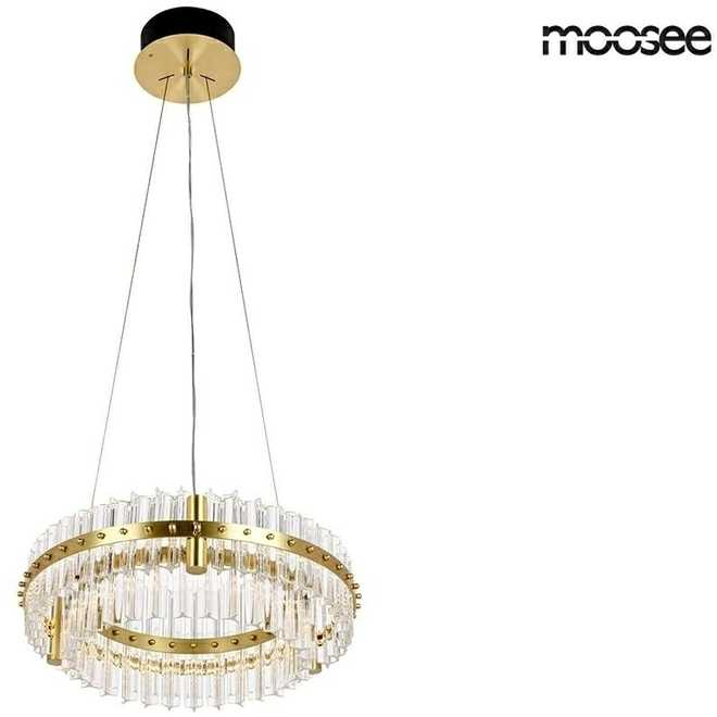 30W LED pakabinamas šviestuvas SATURNUS, aukso sp., 3000K