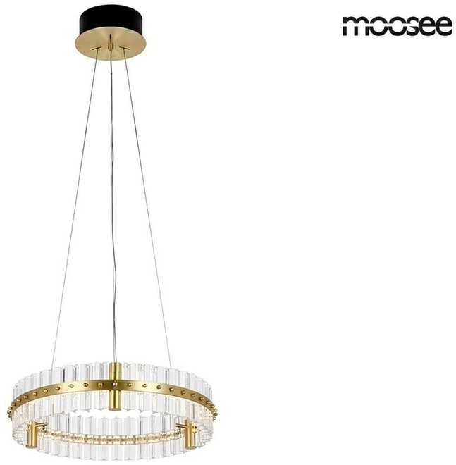 30W LED pakabinamas šviestuvas SATURNUS, aukso sp., 3000K