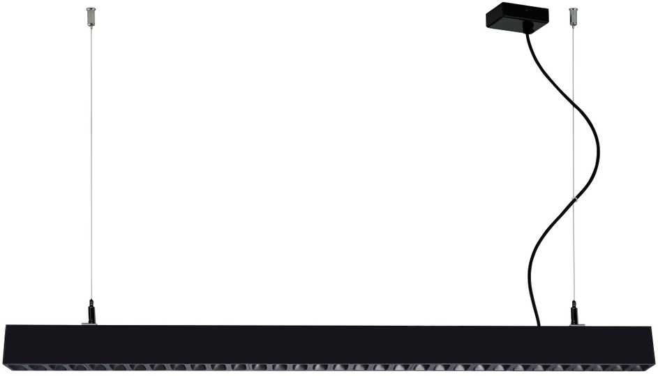 30W LED pakabinamas šviestuvas TOP LINE, juodas, 3000/4000/6500K, dimeriuojamas, 3911-0024-1-B-D1