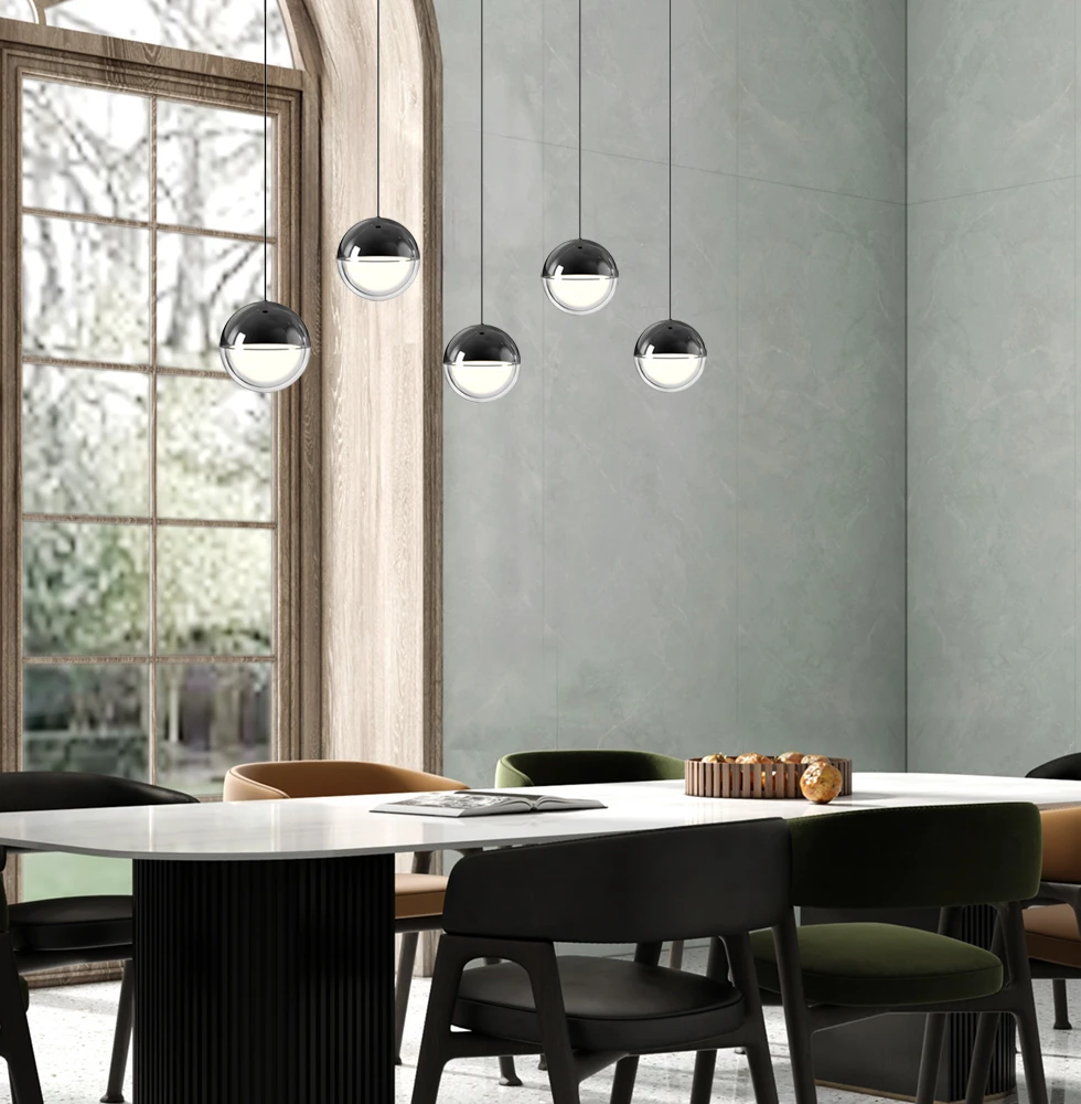 30W LED pakabinamas šviestuvas ZIREA, tamsaus chromo sp., 3000K, 4330000