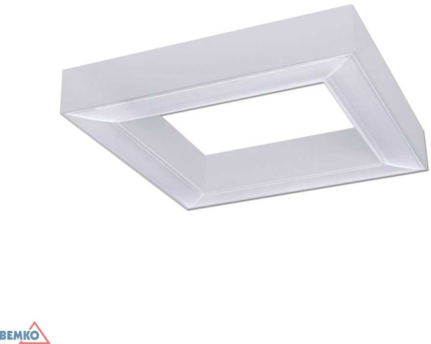 30W LED panelė - šviečiantis rėmelis QUALIS, aliuminio sp., 4000K, 34x34cm