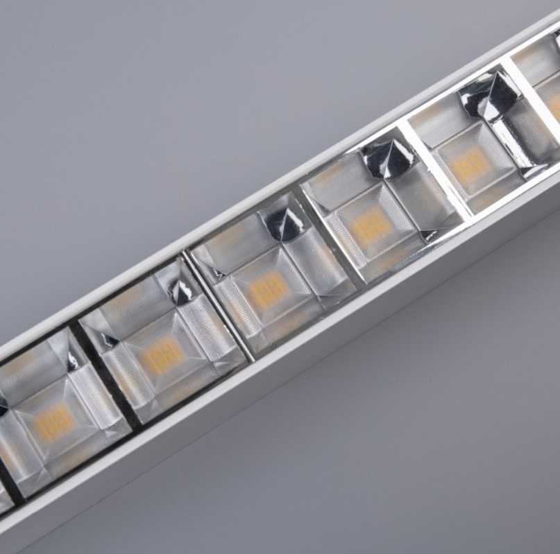 Pakabinamas šviestuvas 30W LED paviršinis/pakabinamas linijinis šviestuvas KOLINE K2 PROFESSIONAL, baltas, 3000/4000/6500K, UGR19