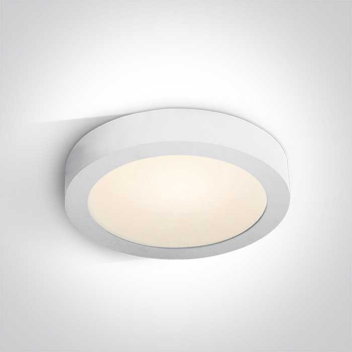 Lubinis šviestuvas 30W LED plafonas, baltas, 3000K, 62130F/W/W