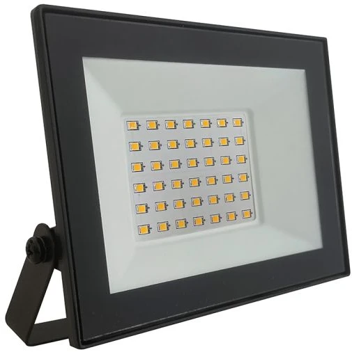 30W LED prožektorius, juodu korpusu, 4000K
