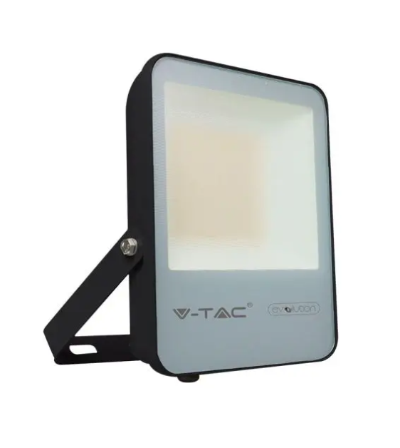 V-tac 30W LED prožektorius, juodu korpusu, 6400K, IP65