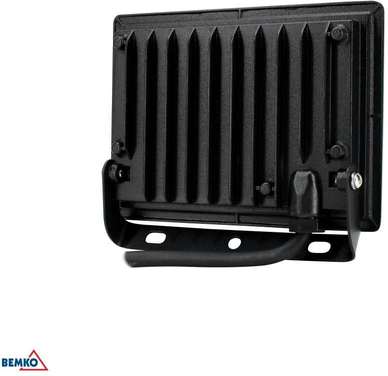 Kafler 30W LED prožektorius KASTEL, juodas, 4000K, IP65, 110°