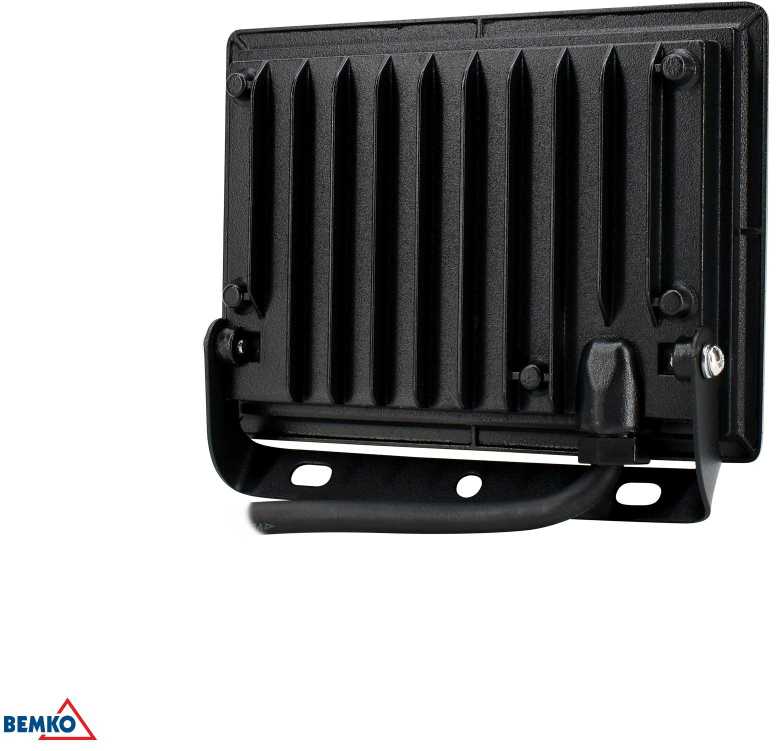 Kafler 30W LED prožektorius KASTEL, juodas, 6500K, IP65, 110°