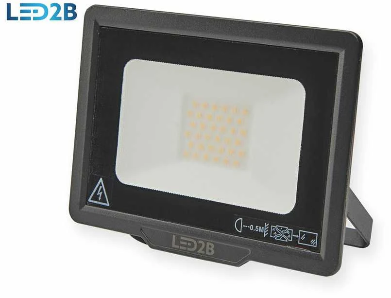 30W LED prožektorius MH, juodas, 4000K