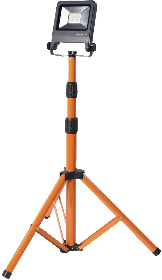 30W LED prožektorius su stovu WORKLIGHT, tamsiai pilkas, 4000K, IP65