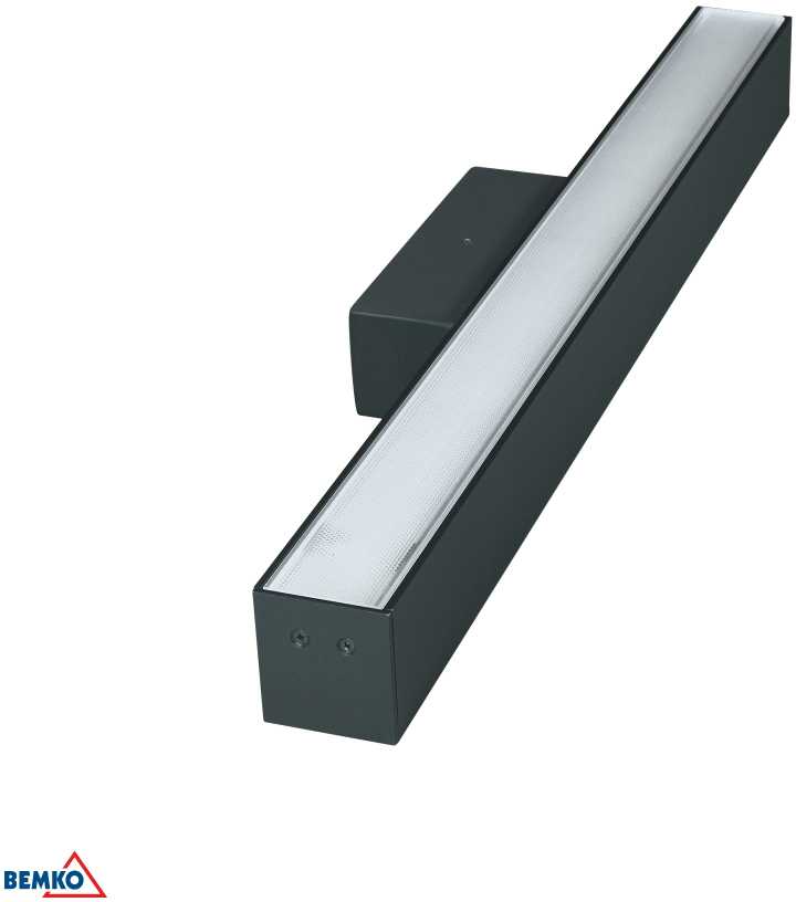 30W LED sieninis linijinis šviestuvas QUALIS, antracito pilkos sp., 4000K