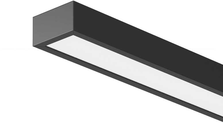 30W LED sieninis šviestuvas HORIZON, juodas, 3000/4000K, IP44, 01-3791