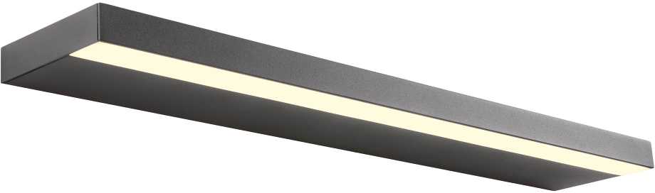 30W LED sieninis šviestuvas SEED, juodas, 3000K, 01-3555