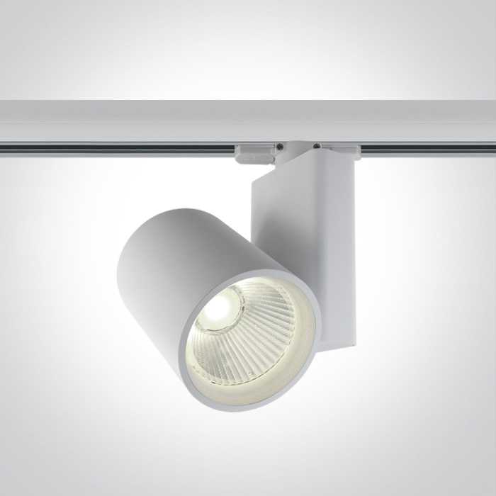 30W LED šviestuvas į bėgelius, baltas, 4000K, 65612NT/W/C
