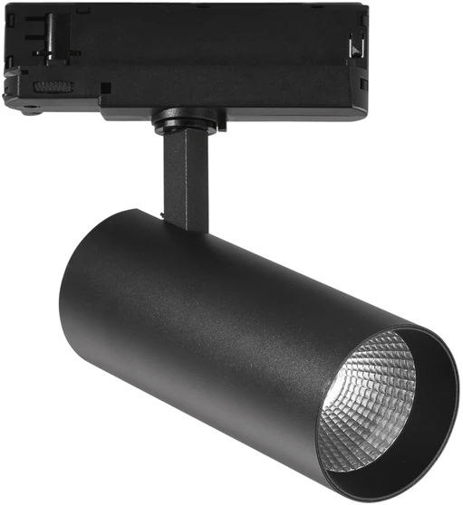 30W LED trifazis bėginis šviestuvas JET, juodas, CCT