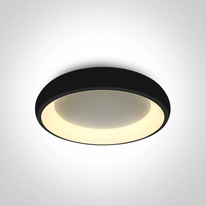 Lubinis šviestuvas 30W LED vidaus plafonas, juodas, 2700/3000/4000K, dimeriuojamas, 62134N/B/V