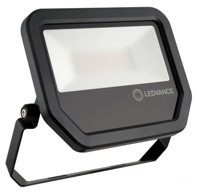 30W Prožektorius LEDVANCE, 3000K, IP65, juodas