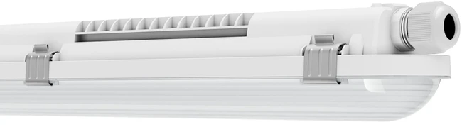 V-tac 31/18W LED linijinis šviestuvas DAMP PROOF FIT, pilkas, 4000/5000/6500K, 115°, 1200mm, IP65