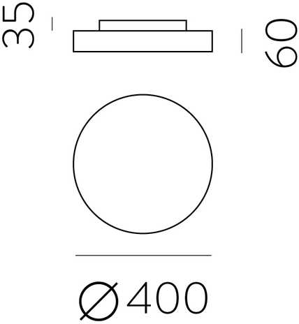 31,5W + 5W LED lubinis šviestuvas LISBOA, baltas, 3000/4000K, P3851070B