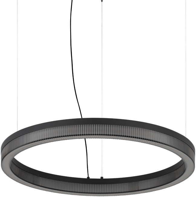 31W LED pakabinamas šviestuvas CROWN, juodas, 3000K, 365008