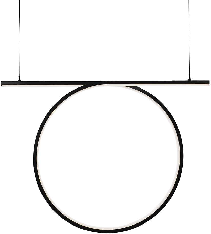 31W LED pakabinamas šviestuvas KELSI, juodas, 3000K, 4325700