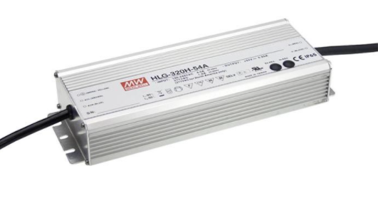 320W LED impulsinis maitinimo šaltinis Mean Well, 48V, 6.7A, PFC, IP67