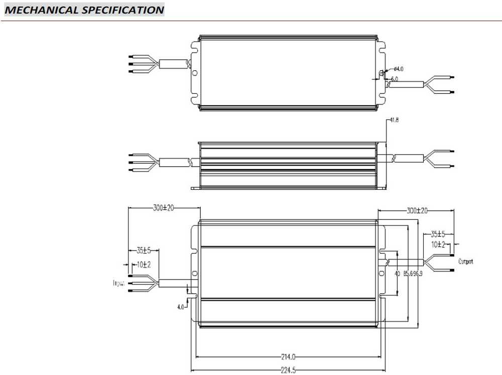 320W LED maitinimo šaltinis GV6, 12V, CV, FPC, IP67