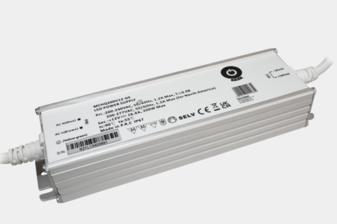 320W LED maitinimo šaltinis MCHQ-GA, 24V, PFC, IP65