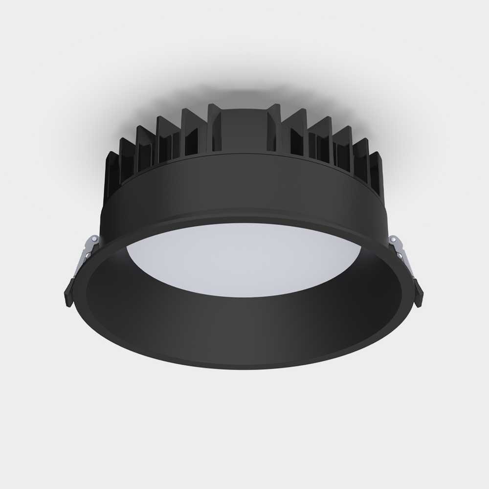 32,5W LED įleidžiamas šviestuvas TECH, juodas, 3000/4000K, dimeriuojamas, IP65, E3987270NDT