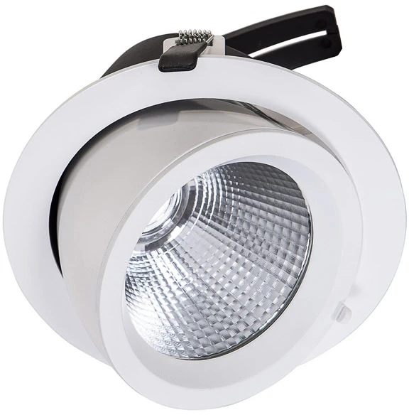 32W LED įleidžiamo montavimo šviestuvas BALUUM, baltas, 3000K