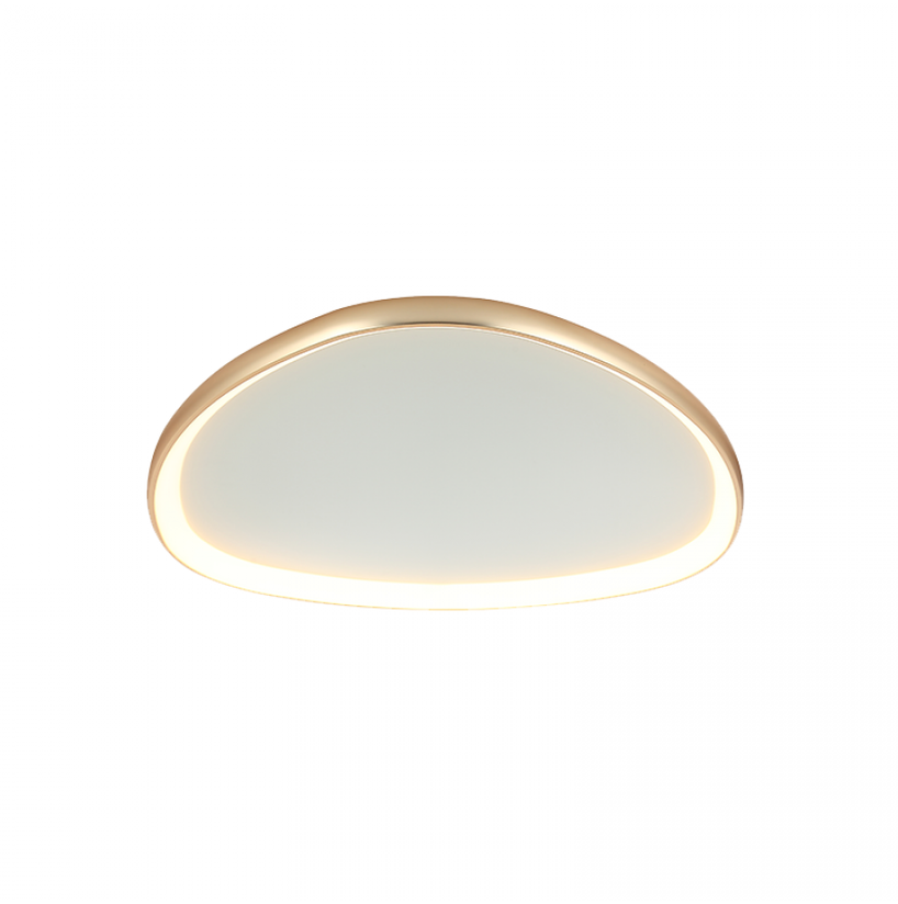 32W LED lubinis šviestuvas, matinės aukso sp., 3000K, dimeriuojamas, 23088