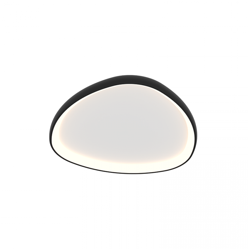 32W LED lubinis šviestuvas, matinės juodos sp., 3000K, dimeriuojamas, 23087
