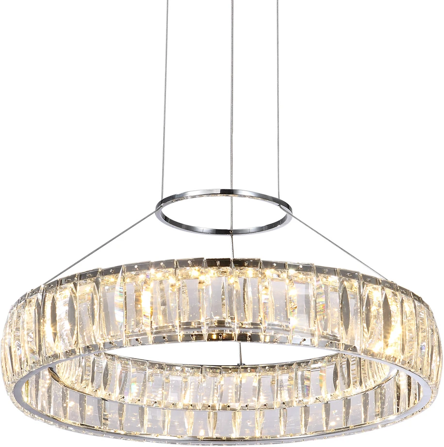 32W LED pakabinamas šviestuvas MAXIS, chromo sp., 3000K