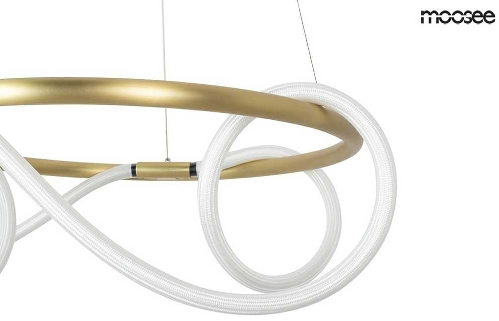 32W LED pakabinamas šviestuvas SERPIENTE 60, aukso sp., 3000K