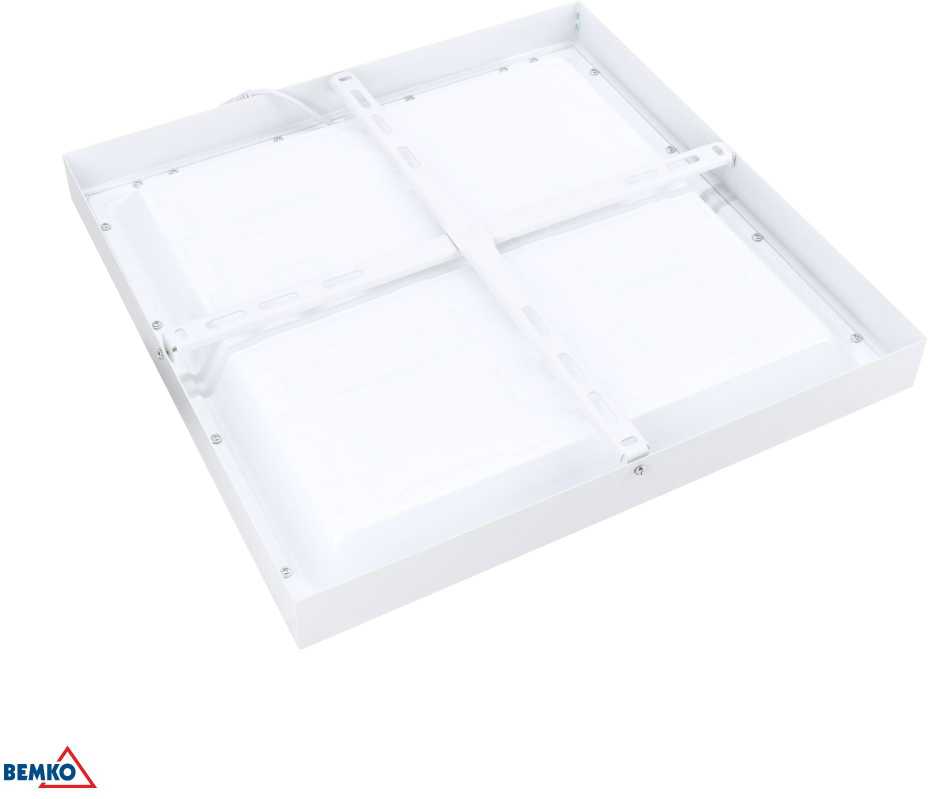 Luxmena 32W LED paviršinė panelė DENAR BLD, balta, 4000K, IP44/IP20
