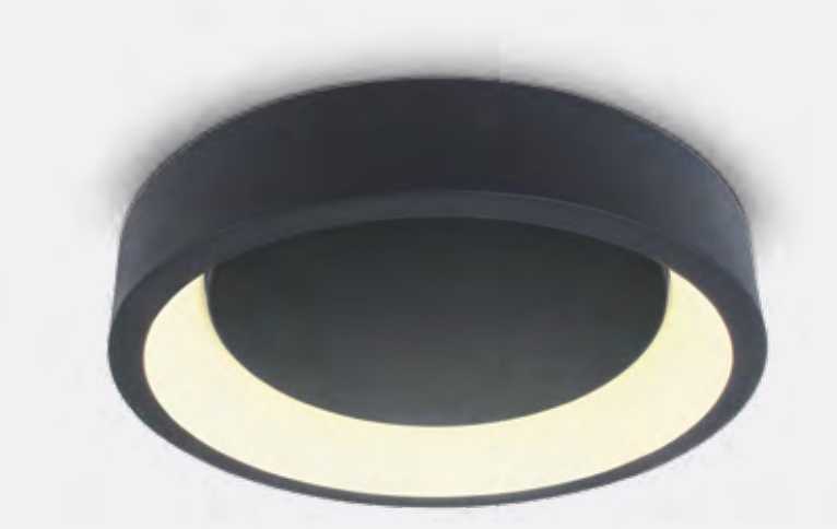 Lubinis šviestuvas 32W LED paviršinis šviestuvas, antracito sp., 2700/3000/4000K, 62132N/AN/V
