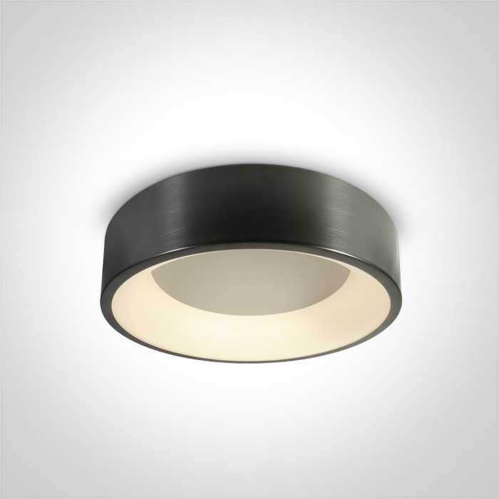 Lubinis šviestuvas 32W LED plafonas, juodu korpusu, 3000K, 62132N/MG/W