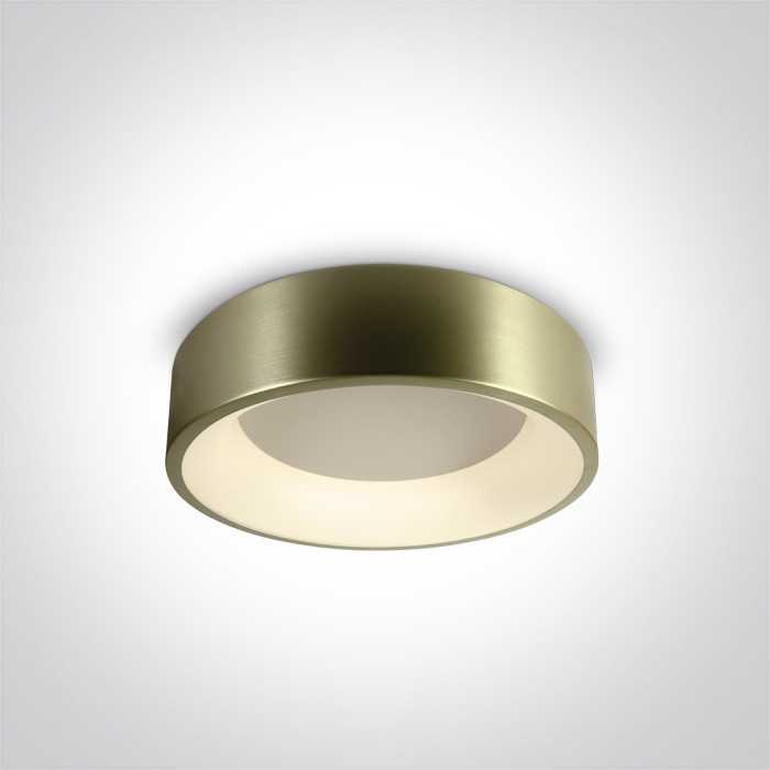 Lubinis šviestuvas 32W LED plafonas, žalvario sp. korpusu, 3000K, 62132N/BBS/W