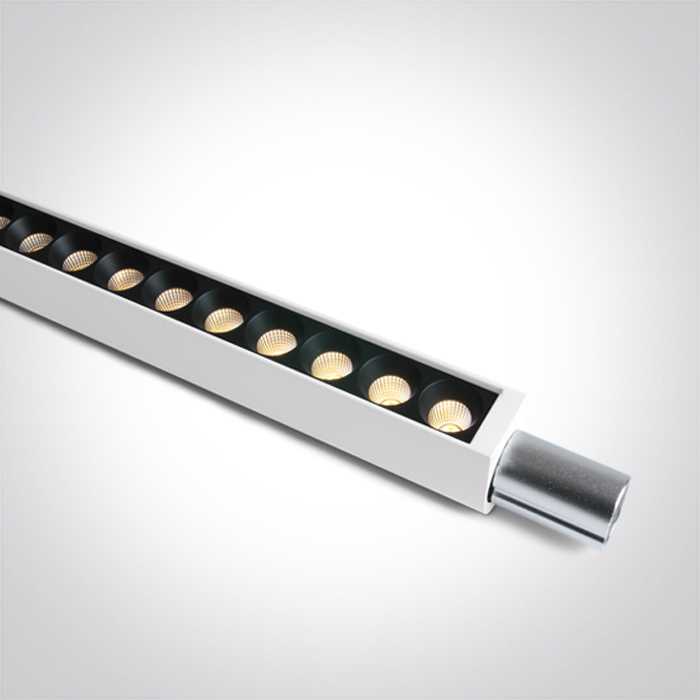 32W LED šviestuvas į magnetines sistemas P&P, baltas, 3000/4000K, 48V, 50°, DALI, 42112PCL/W/V