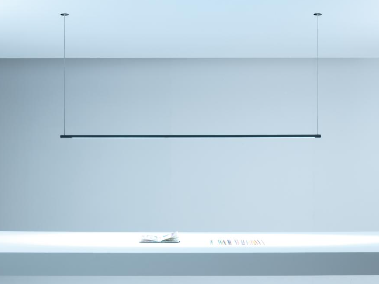 32W linijinis pakabinamas šviestuvas POP, juodas, 3000K, 196cm