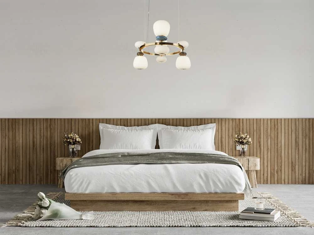 33W LED pakabinamas šviestuvas EVANS, aukso/baltos sp., 3000K