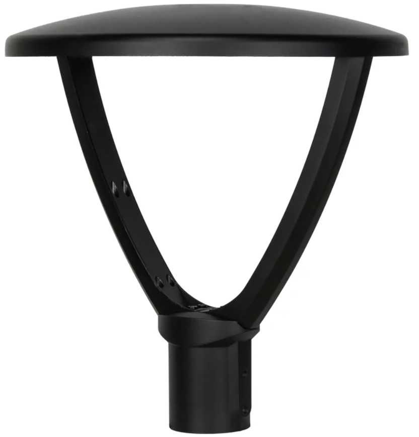 34/42/49/59W LED gatvės šviestuvas URBAN LANTERN SYMMETRIC, juodas, 2200/2700K