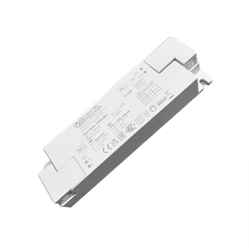 34W LED maitinimo šaltinis, baltas, 2-32V, 350-1050mA, IP20, V350-1050