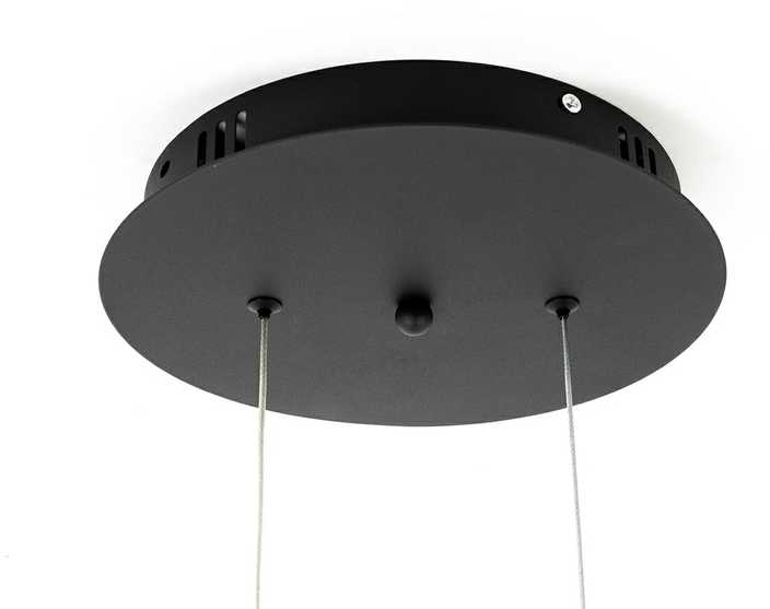 34W LED pakabinamas šviestuvas CIRCULO 100, juodas, 3000K