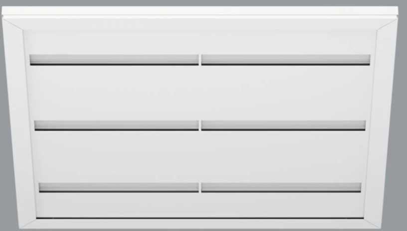 35,3W LED panelė AGAT CLEAN SLIGHT, balta, 4000K, IP65