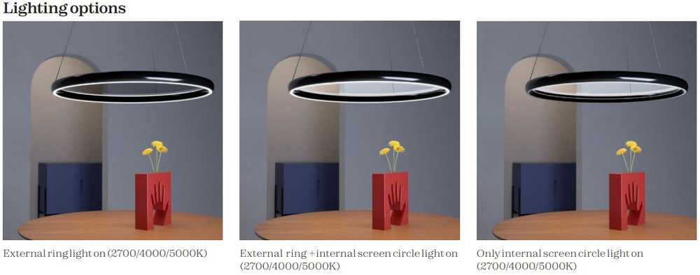 35W + 35W LED pakabinamas šviestuvas VANCE, blizgios baltos sp., dimeriuojamas, 2700/4000/5000K, 01-3938