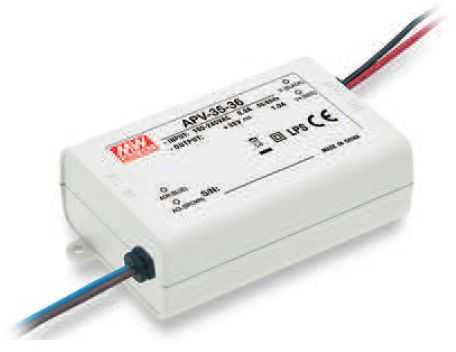 35W impulsinis maitinimo šaltinis MEAN WELL, 12V, 3A