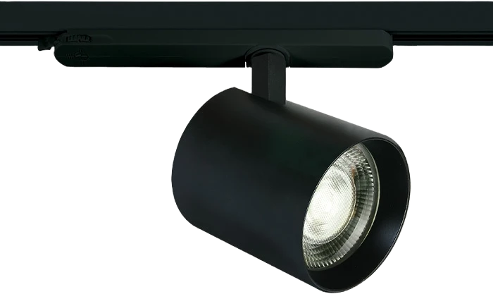 35W LED akcentinis šviestuvas į 3 fazių bėgelį, juodas, 4000K, DALI, 65660BTL/B/C